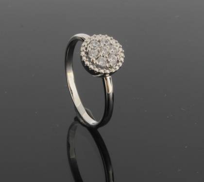 Ringe Ref.-Nr.: 6753390 333/- Gold, wei&szlig; Zirkonia  Wei&szlig;  Ringgr&ouml;&szlig;e 56