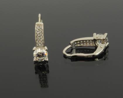Kopf.-und Ohrschmuck Ref.-Nr.: 6966620 333/- Gold 26 Zirkonia  Wei&szlig; Brillantschliff 