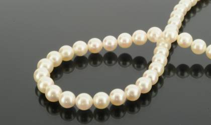 Halsschmuck Ref.-Nr.: 4371531 56 Akoya Zuchtperle 7,0-7,5 mm Wei&szlig; Rund 