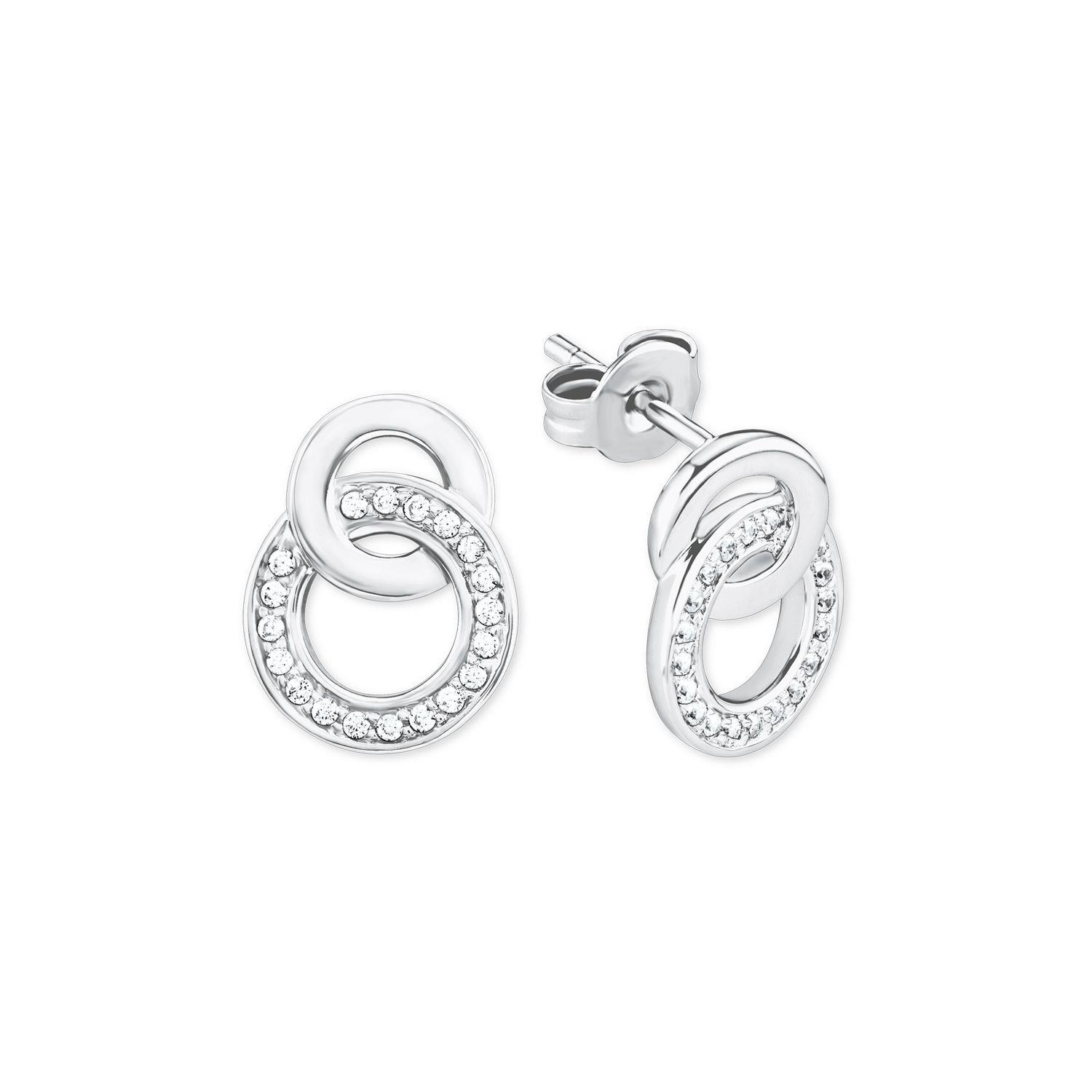 S. Oliver s.Oliver Ohrschmuck Ref.-Nr.: 2015121 925/- Silber, wei&szlig;