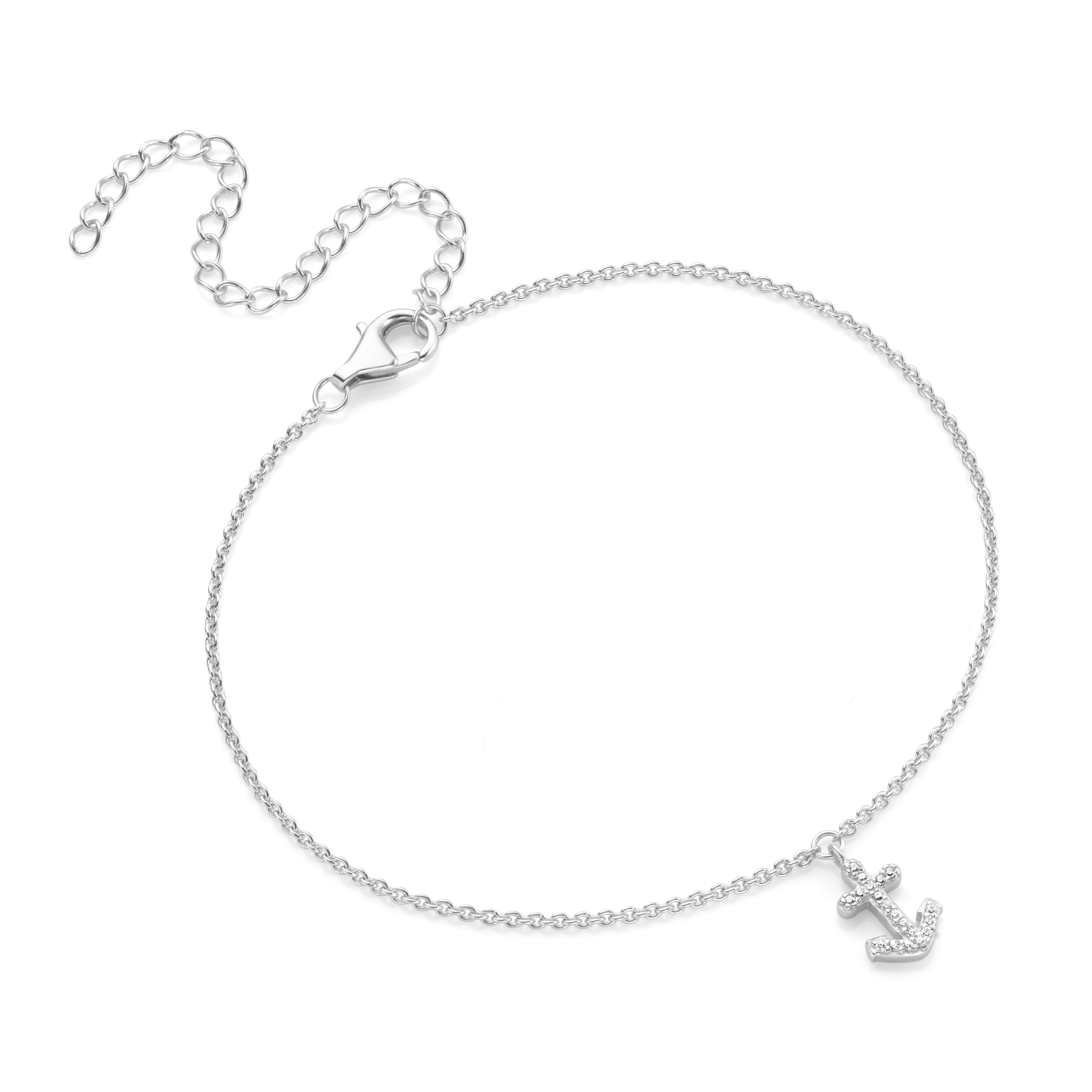 Schmuckkollektion Kriegbaum Sonstige Ref.-Nr.: 92006893280 925/- Silber, wei&szlig; 7 Zirkonia  Wei&szlig; Unbekannt/ Nicht Definierbar  L&auml;nge 21+7cm