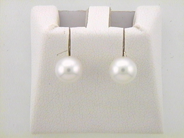 Max Fr&ouml;hlich Ohrschmuck Ref.-Nr.: OS 143973 333/- Gold, gelb 2 S&uuml;&szlig;wasser Zuchtperle 7,0-7,5 mm Wei&szlig; Rund