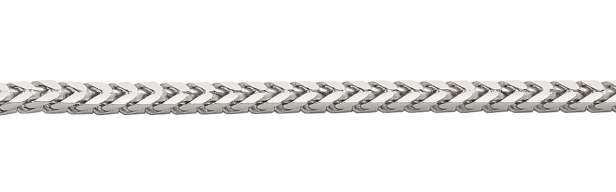 Max Fr&ouml;hlich Halsschmuck Ref.-Nr.: F152367/50 925/- Silber, Rhodiniert L&auml;nge 50cm