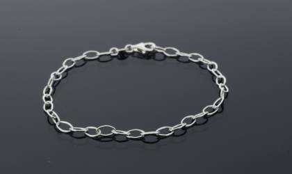 Wilhelm M&uuml;ller Armband Ref.-Nr.: 752244119 925/- Silber, Rhodiniert L&auml;nge 19 cm