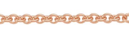 Max Fr&ouml;hlich Halsschmuck Ref.-Nr.: 9860/80 925/- Silber, Ros&eacute; L&auml;nge 80cm