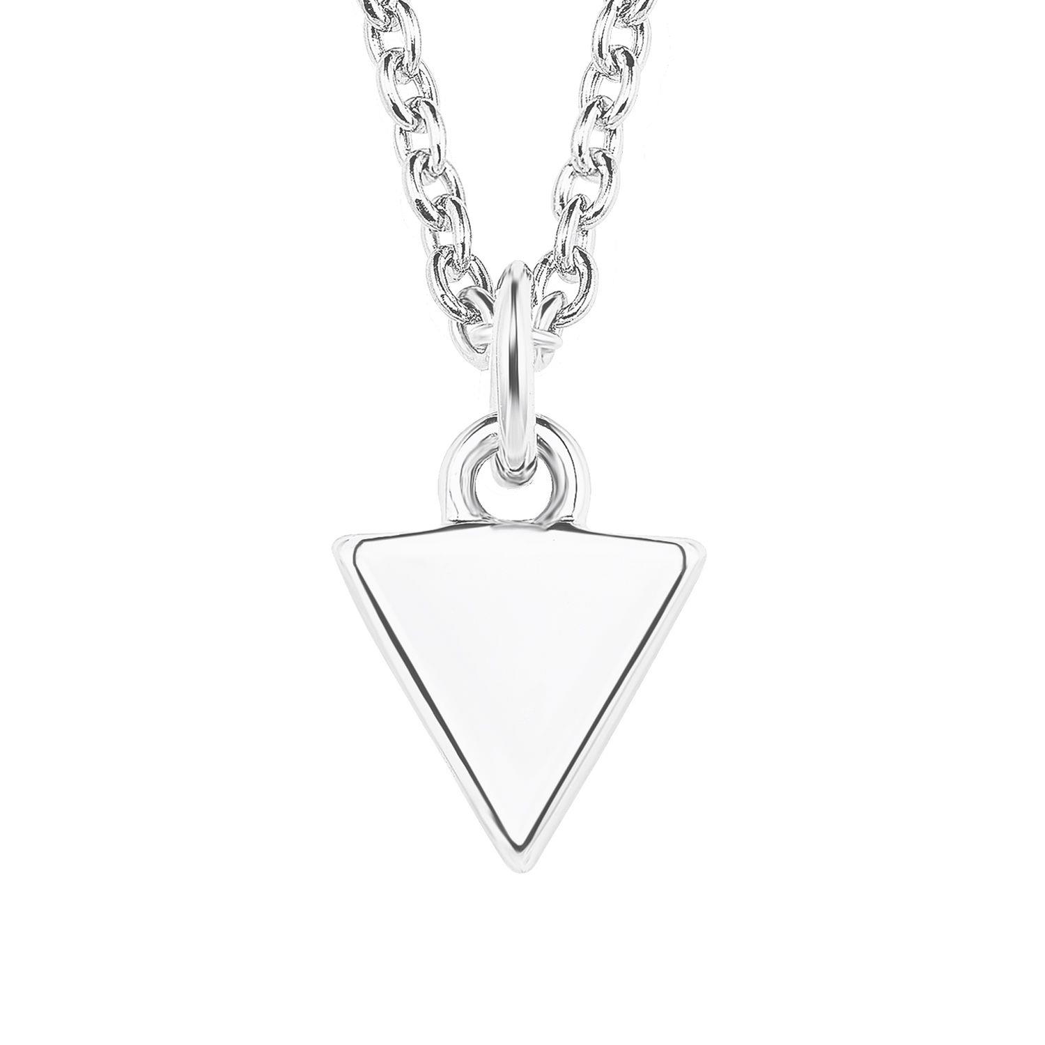 S. Oliver SO PURE Halsschmuck Ref.-Nr.: 2021826 925/- Silber, wei&szlig; L&auml;nge 40+5cm