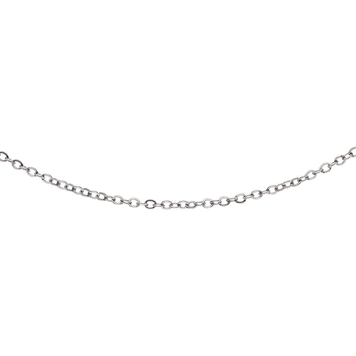 Ernstes Design Ketten Ref.-Nr.: AK5.45 Edelstahl, Silber L&auml;nge 45cm