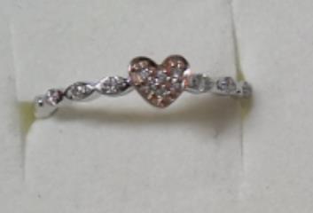 Ringe Ref.-Nr.: 4105710-0 585/- Gold, Wei&szlig;gold/Rosegold 12 Brillant Wesselton kleine Einschl&uuml;sse Brillantschliff  Ringgr&ouml;&szlig;e 54
