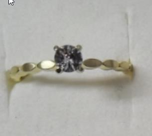 Saint Maurice Handschmuck Ref.-Nr.: 4203331-02 585/- Gold, gelb 1 Saphir Wei&szlig; Brillantschliff  Ringgr&ouml;&szlig;e 53