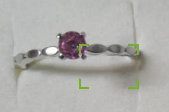 Saint Maurice Ringe Ref.-Nr.: 42033310 585/- Gold, wei&szlig; 1 Saphir Rosa  Ringgr&ouml;&szlig;e 54
