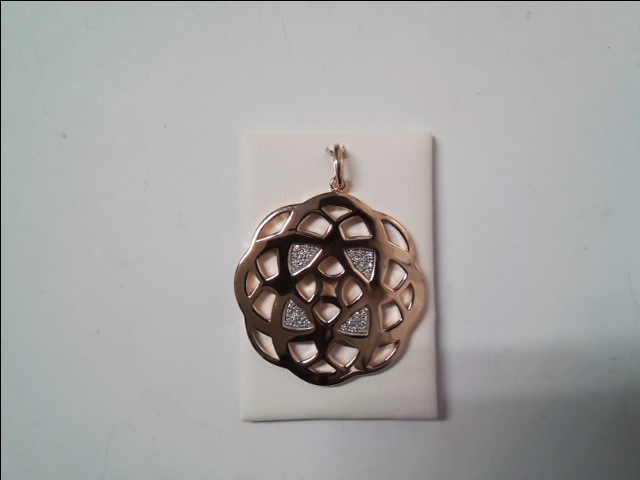 Max Fr&ouml;hlich Halsschmuck Ref.-Nr.: 15T54 925/- Silber, Ros&eacute; Zirkonia  Wei&szlig; 