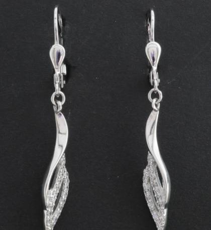 Wilhelm M&uuml;ller Kopf.-und Ohrschmuck Ref.-Nr.: 697769019 333/- Gold, wei&szlig; Zirkonia  Wei&szlig; 