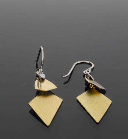 Wilhelm M&uuml;ller Kopf.-und Ohrschmuck Ref.-Nr.: 742583019 925/- Silber, gelb