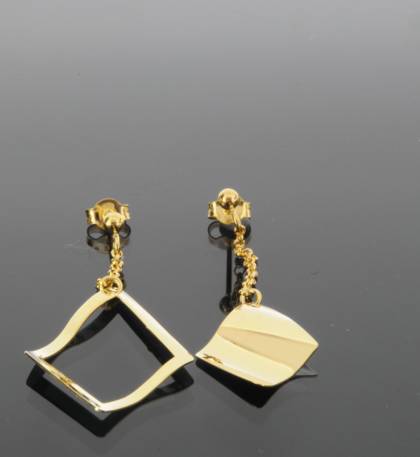 Wilhelm M&uuml;ller Kopf.-und Ohrschmuck Ref.-Nr.: 742617019 925/- Silber, gelb