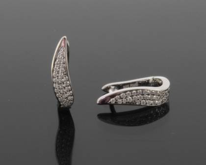 Wilhelm M&uuml;ller Kopf.-und Ohrschmuck Ref.-Nr.: 742621019 925/- Silber, Rhodiniert 56 Zirkonia  Wei&szlig; 