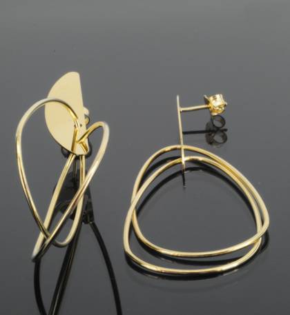 Wilhelm M&uuml;ller Kopf.-und Ohrschmuck Ref.-Nr.: 742539019 925/- Silber, gelb