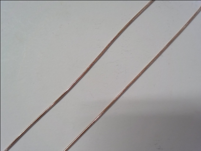 Street Halsschmuck Ref.-Nr.: SC081R45 EST/- Stahl, Ros&eacute; L&auml;nge 45cm
