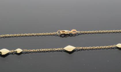 Wilhelm M&uuml;ller Halsschmuck Ref.-Nr.: 911743019 585/- Gold, gelb L&auml;nge 45cm Individual-Nr. Z562