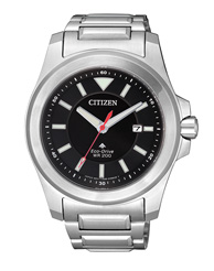 Citizen Herrenuhren Ziffernblatt: Schwarz Index  Metall Solar 200 Meter Ref.-Nr.: BN0211-50E Ind.-Nr: 8D1021724