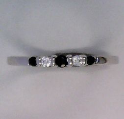 Engelkemper Handschmuck Ref.-Nr.: 6-207413-001 333/- Gold, Rhodiniert 2 Zirkonia  Wei&szlig;  3 Saphir blau  Ringgr&ouml;&szlig;e 54