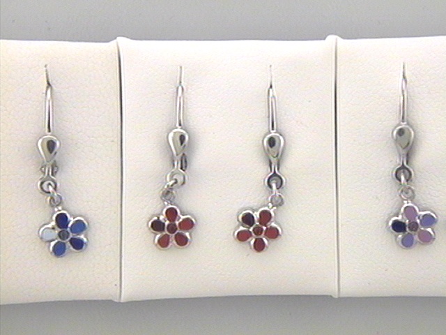 Max Fr&ouml;hlich Kopf.-und Ohrschmuck Ref.-Nr.: 201/179457 925/- Silber, Rhodiniert