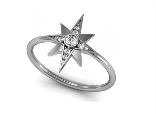 Traumwerk Handschmuck Ref.-Nr.: TR079-S-52 925/- Silber, Rhodiniert Ringgr&ouml;&szlig;e 52