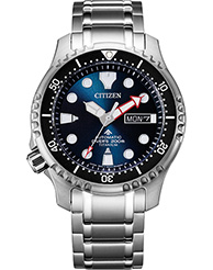 Citizen Herrenuhren Ziffernblatt: Blau Index  Gliederband Automatik 200 Meter Ref.-Nr.: NY0100-50ME Ind.-Nr: T8204-R029091