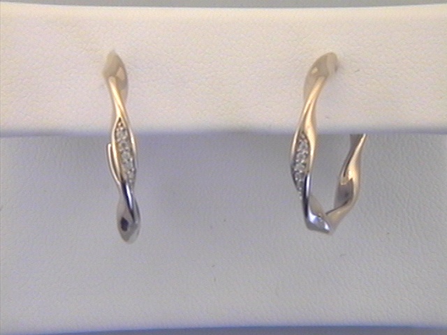 Max Fr&ouml;hlich Ohrschmuck Ref.-Nr.: 88/182042 925/- Silber, Ros&eacute; Zirkonia  Wei&szlig;  Individual-Nr. 18204201