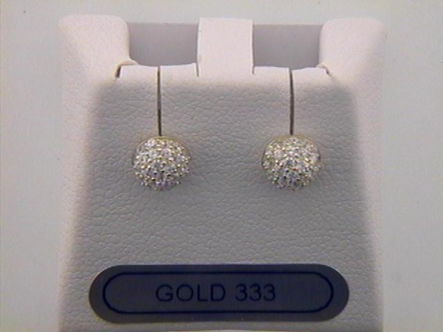 Max Fr&ouml;hlich Ohrschmuck Ref.-Nr.: OS 160107 333/- Gold, gelb Zirkonia  Wei&szlig;  Individual-Nr. 16010716