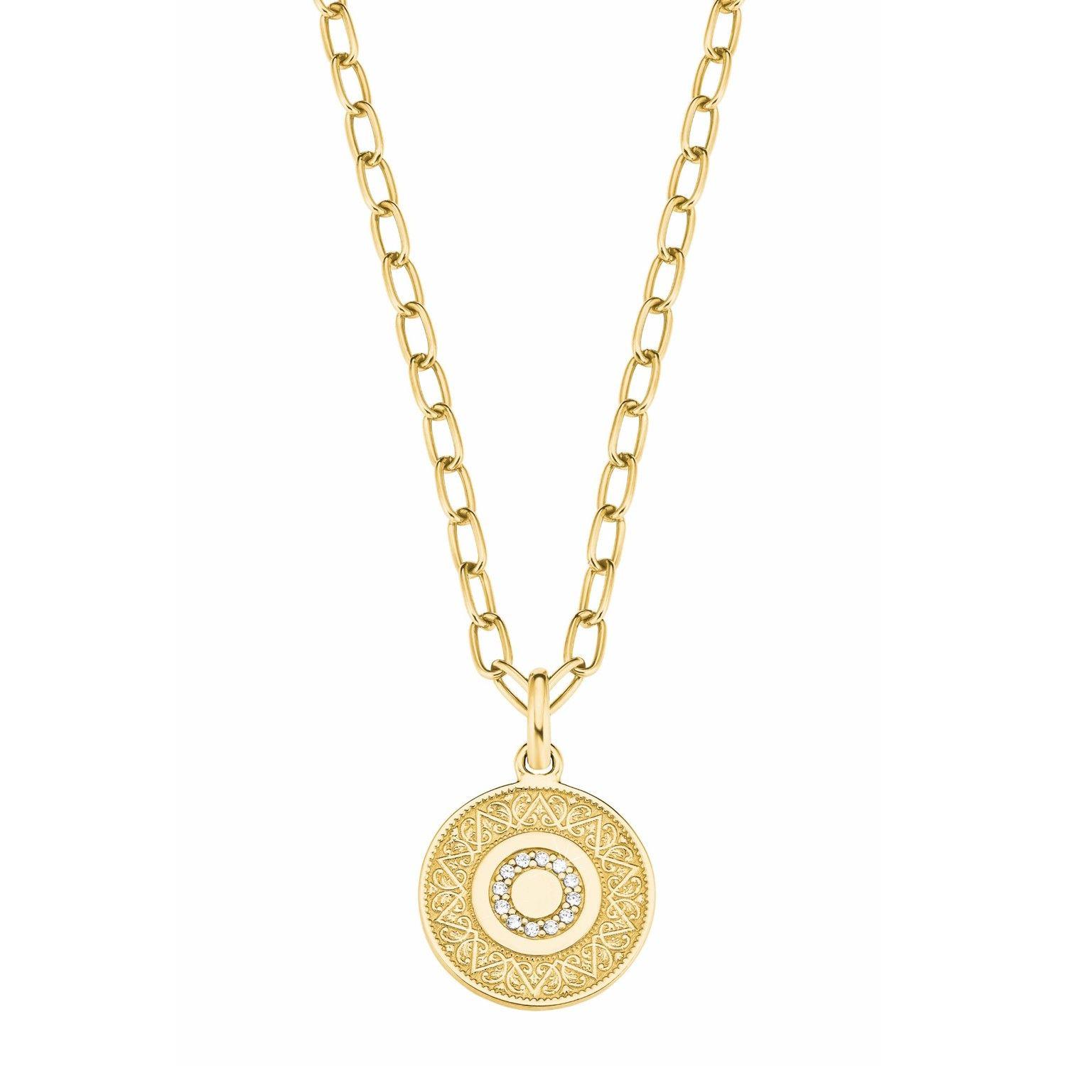 S. Oliver s.Oliver Halsschmuck Ref.-Nr.: 2027623 925/GP/- Silber, gold L&auml;nge 42+3cm