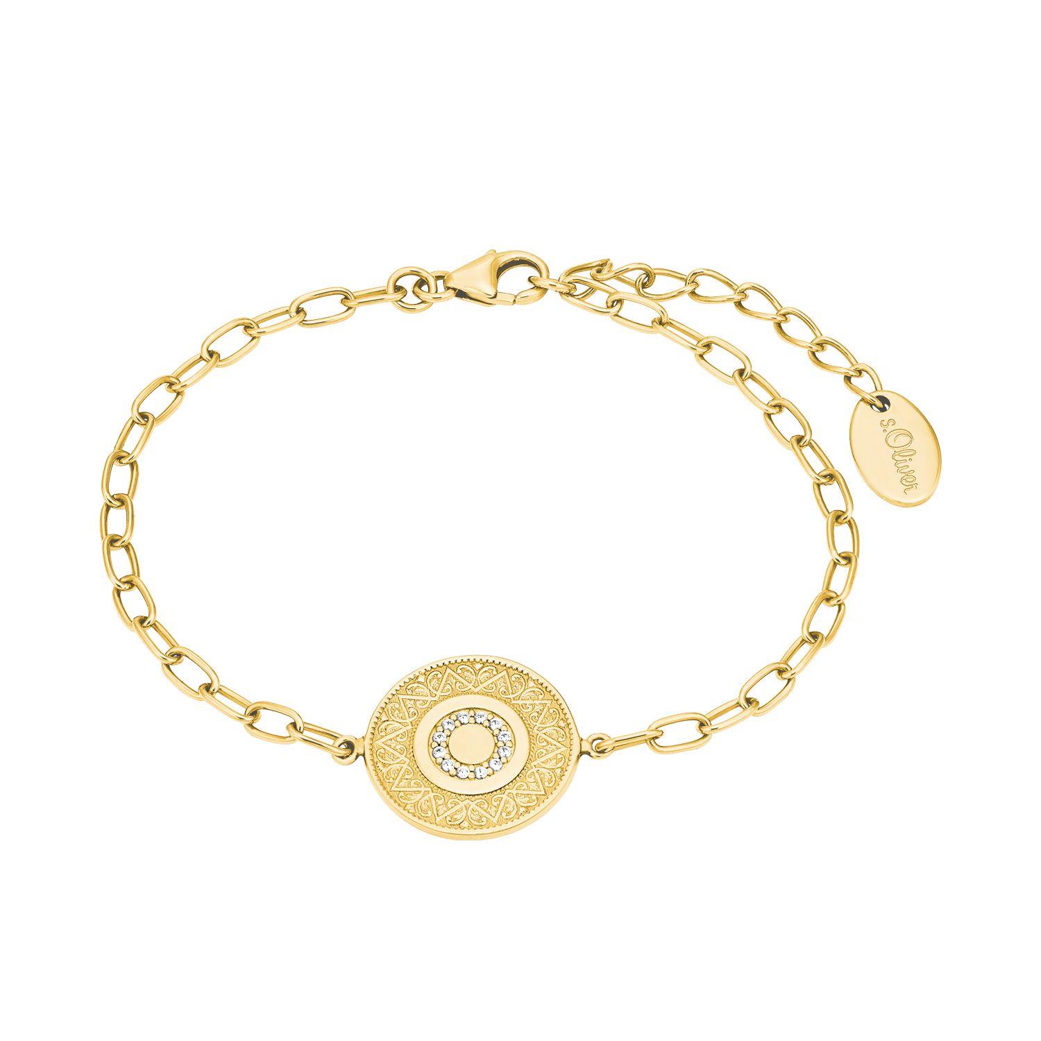 S. Oliver Armschmuck Ref.-Nr.: 2027622 925/GP/- Silber, gold L&auml;nge 20cm