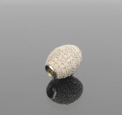 Schlie&szlig;en Ref.-Nr.: 380785019 925/rh/- Silber, Rhodiniert 156 Zirkonia  Wei&szlig; 