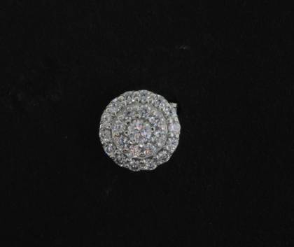 Halsschmuck Ref.-Nr.: 650841019 333/- Gold, wei&szlig; 23 Zirkonia  Wei&szlig; 