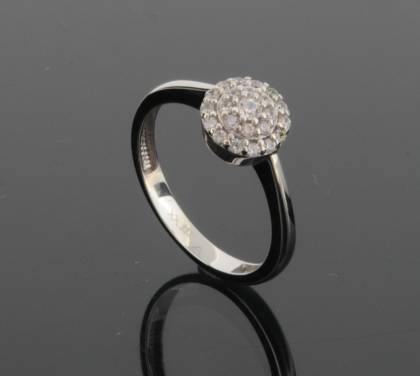 Ringe Ref.-Nr.: 675452054 333/- Gold, wei&szlig; 23 Zirkonia  Wei&szlig;  Ringgr&ouml;&szlig;e 54