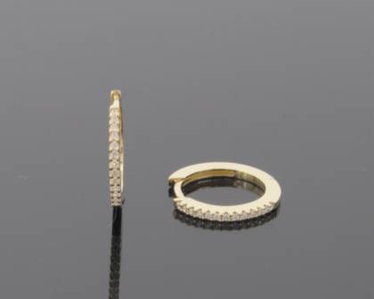 Ohrschmuck Ref.-Nr.: 709276019 333/- Gold, gelb 26 Zirkonia  Wei&szlig; 