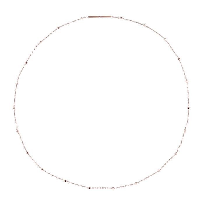 Ernstes Design Halsschmuck Ref.-Nr.: AK39.80 EST/- Stahl, Silber L&auml;nge 80cm