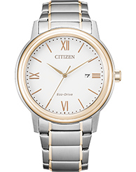 Citizen Herrenuhren Ziffernblatt: Weiss Index  Metall Solar 100 Meter Ref.-Nr.: AW1676-86A Ind.-Nr: J810-S123046