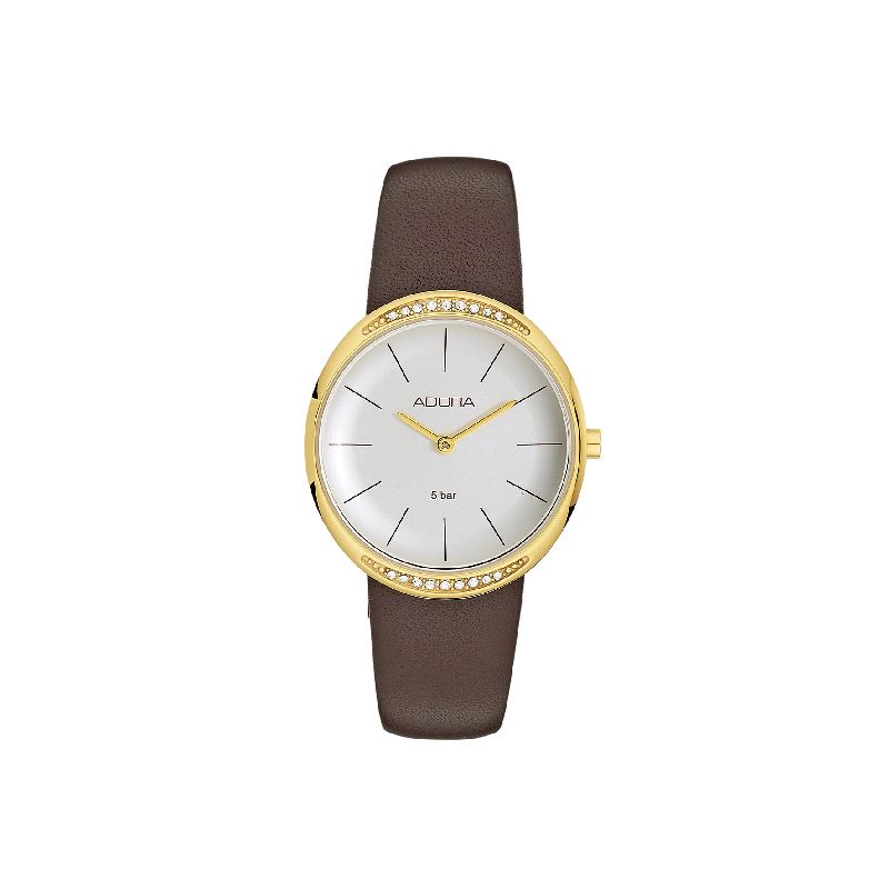 Adora Damenuhren Ziffernblatt: Hell Index  Leder Quartz 50 Meter Ref.-Nr.: 1-204501-001 Ind.-Nr: 14B583