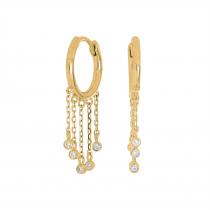 Nordahl Joanli Nor Ohrschmuck Ref.-Nr.: 345 261-3 925/GP/- Silber, gelb Zirkonia  