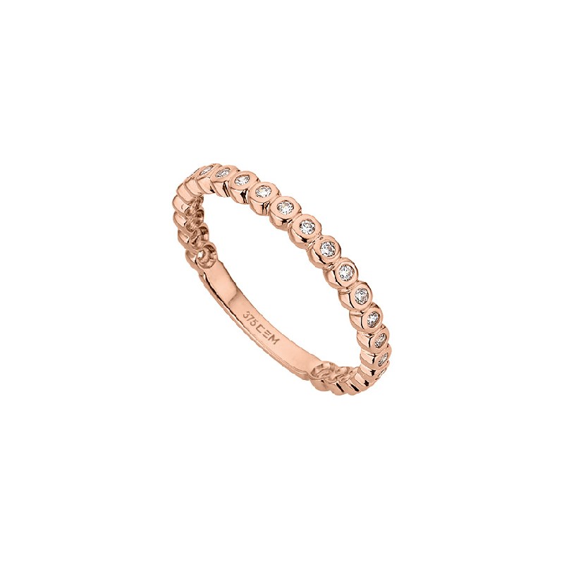 Engelkemper Ring Ref.-Nr.: 6-208271-001 375/- Gold, rot Zirkonia  Wei&szlig;  Ringgr&ouml;&szlig;e 56