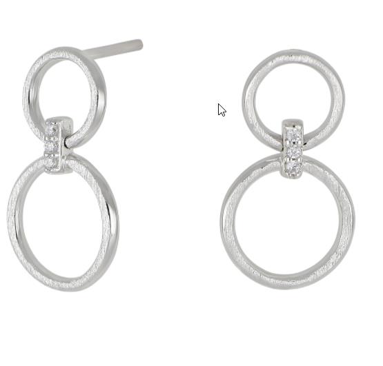 Nordahl Joanli Nor Ohrschmuck Ref.-Nr.: 345 273 925/rh/- Silber, Silber 3 Zirkonia   Individual-Nr. 345273