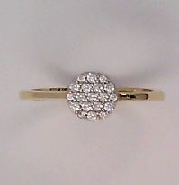 Ring Ref.-Nr.: 6-208551-001 333/- Gold, gelb Zirkonia  Wei&szlig;  Ringgr&ouml;&szlig;e 54 Individual-Nr. G3-00391R/54