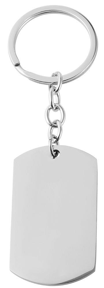 Schl&uuml;sselanh&auml;nger Ref.-Nr.: 5090004-001 EST/- Edelstahl, Silber