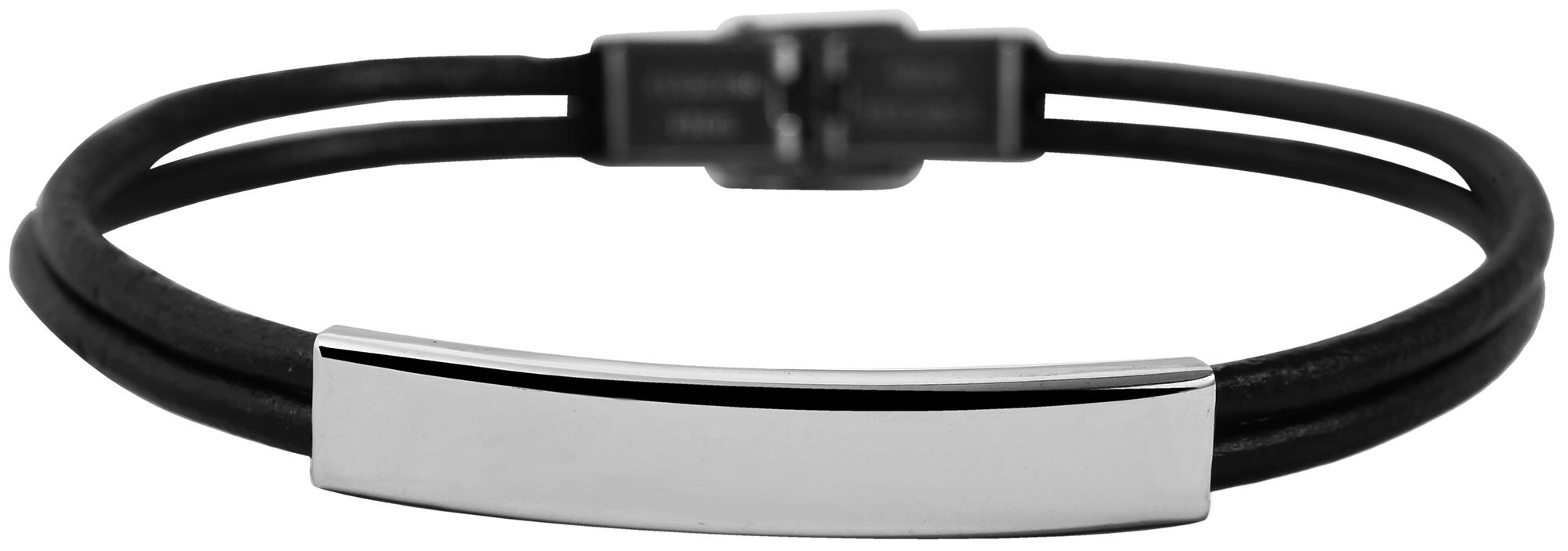 Armband Ref.-Nr.: 5040192-001 EST/- Edelstahl, Silber L&auml;nge 21,5cm
