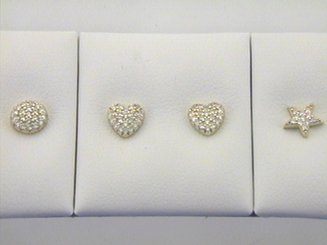 Max Fr&ouml;hlich Ohrschmuck Ref.-Nr.: 481/184508 925/GP/- Silber, gold Zirkonia  Wei&szlig; 