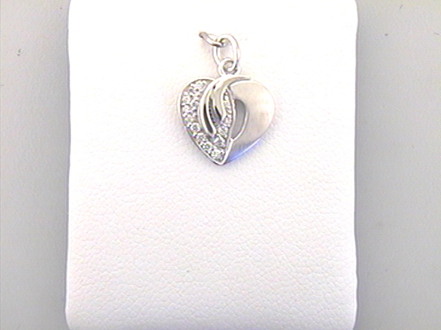 Halsschmuck Ref.-Nr.: 88/179881 925/rh/- Silber, Rhodiniert Zirkonia  Wei&szlig; 