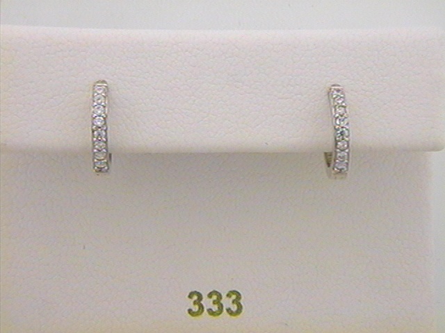 Ohrringe Ref.-Nr.: OS 157087 333/- Gold, gelb Zirkonia  Wei&szlig; 