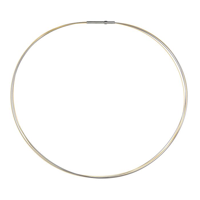 Ernstes Design Halsschmuck Ref.-Nr.: DS5C.BI.42 EST/- Edelstahl, bicolor L&auml;nge 42cm