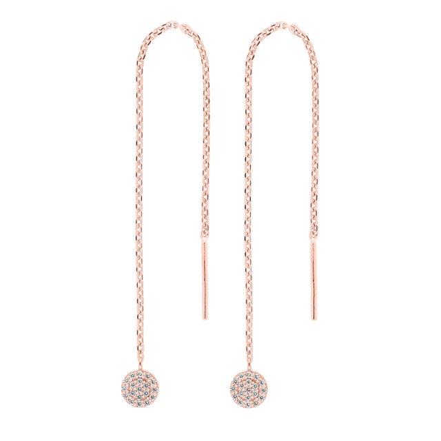 Nordahl Joanli Nor Ohrschmuck Ref.-Nr.: 345 282-4 925/- Silber, Ros&eacute; Zirkonia  