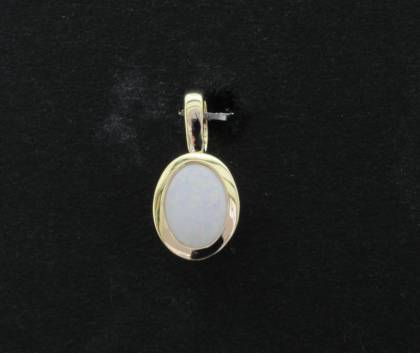 Halsschmuck Ref.-Nr.: 646106019 585/- Gold, gelb 1 Opal Bunt 0,50ct. 